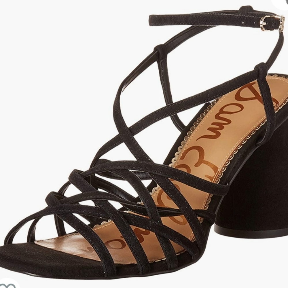 Sam Elderman Daffodils Heel Sandals